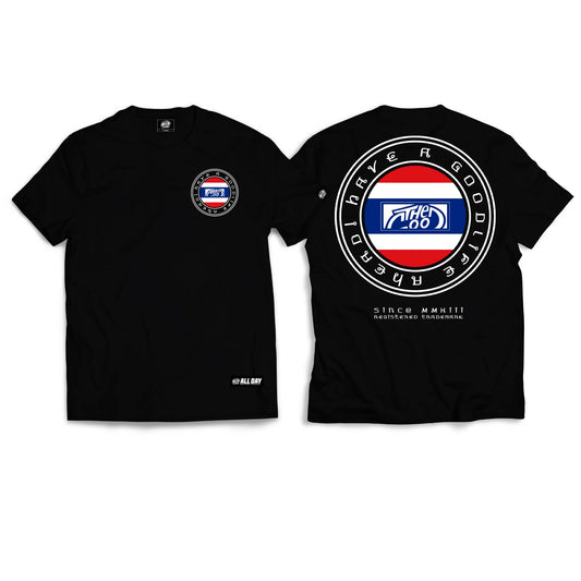 THAI FLAG (BLACK) T-SHIRT