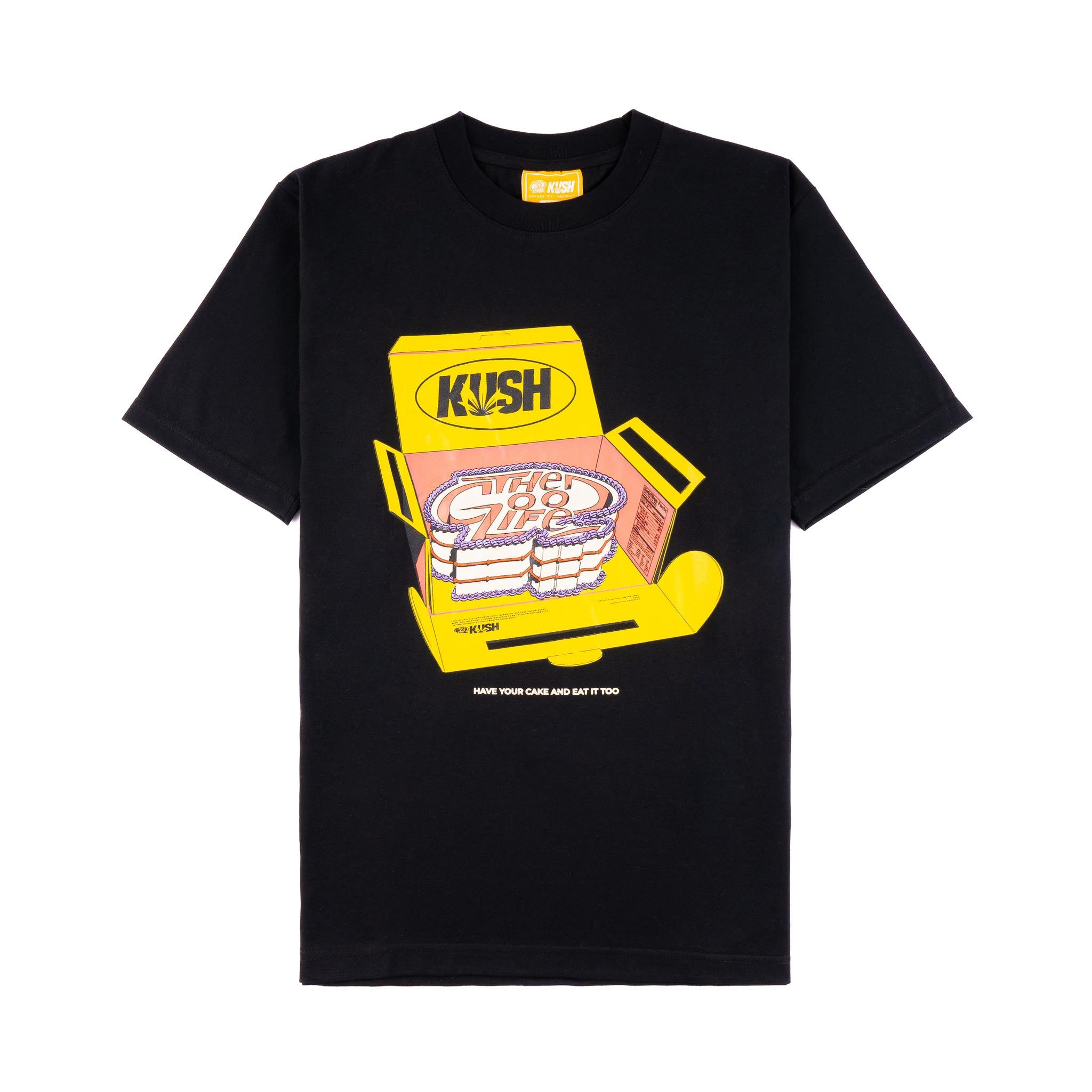 THE CAKE (BLACK) T-SHIRT