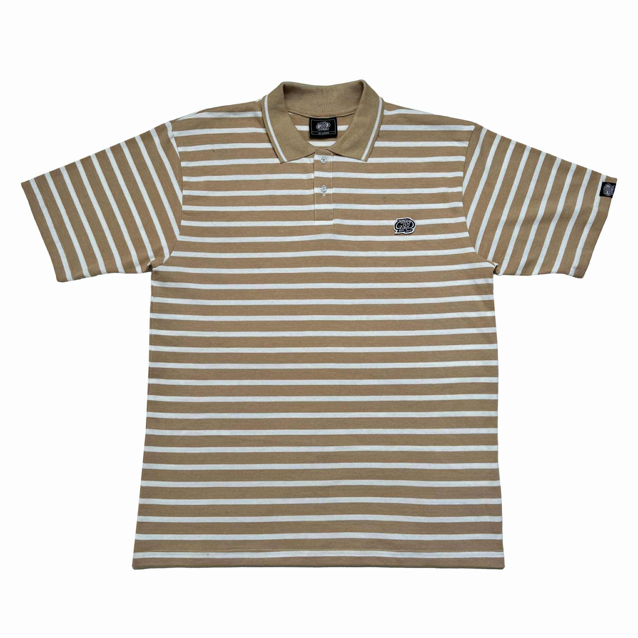 THIN LINES (KHAKI) POLO SHIRT