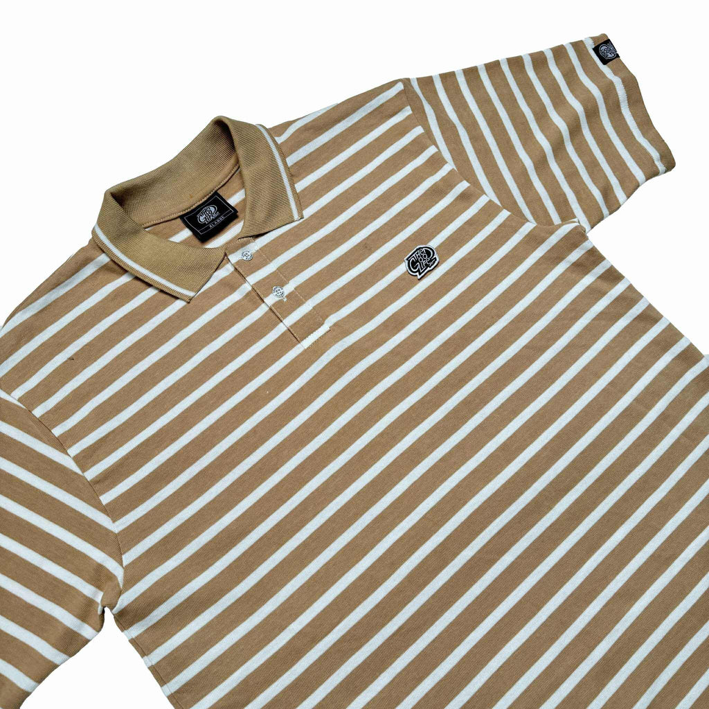 THIN LINES (KHAKI) POLO SHIRT