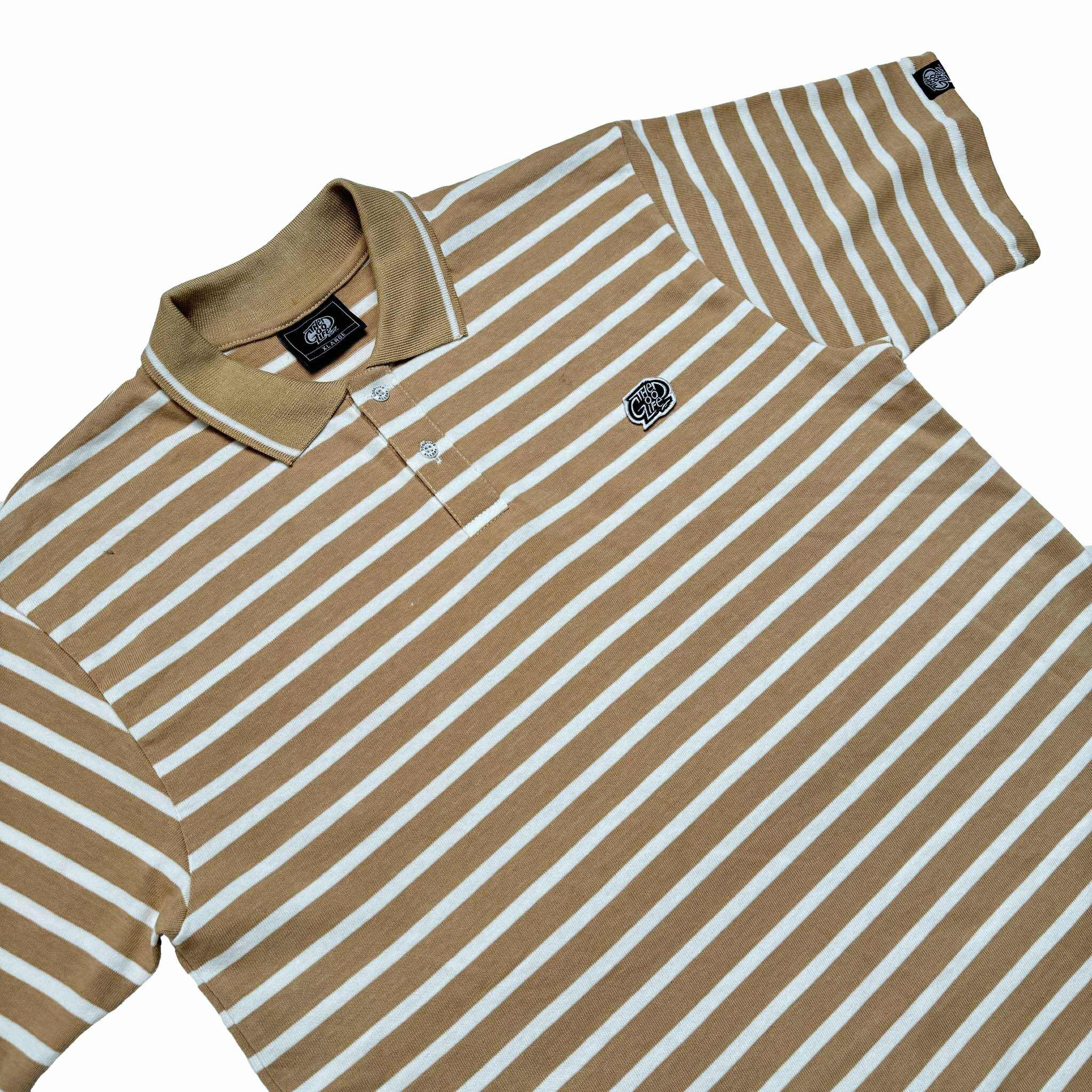 THIN LINES (KHAKI) POLO SHIRT