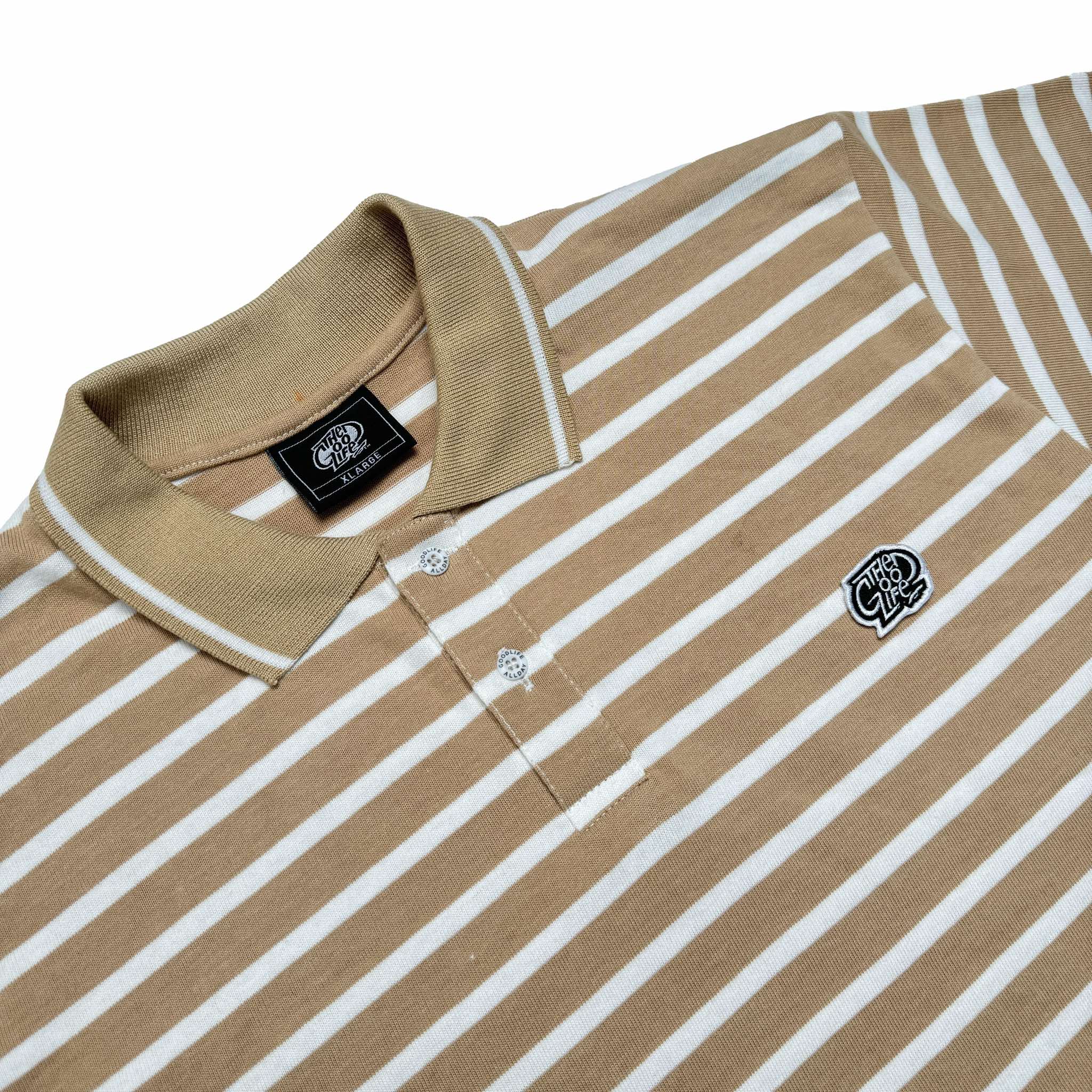 THIN LINES (KHAKI) POLO SHIRT
