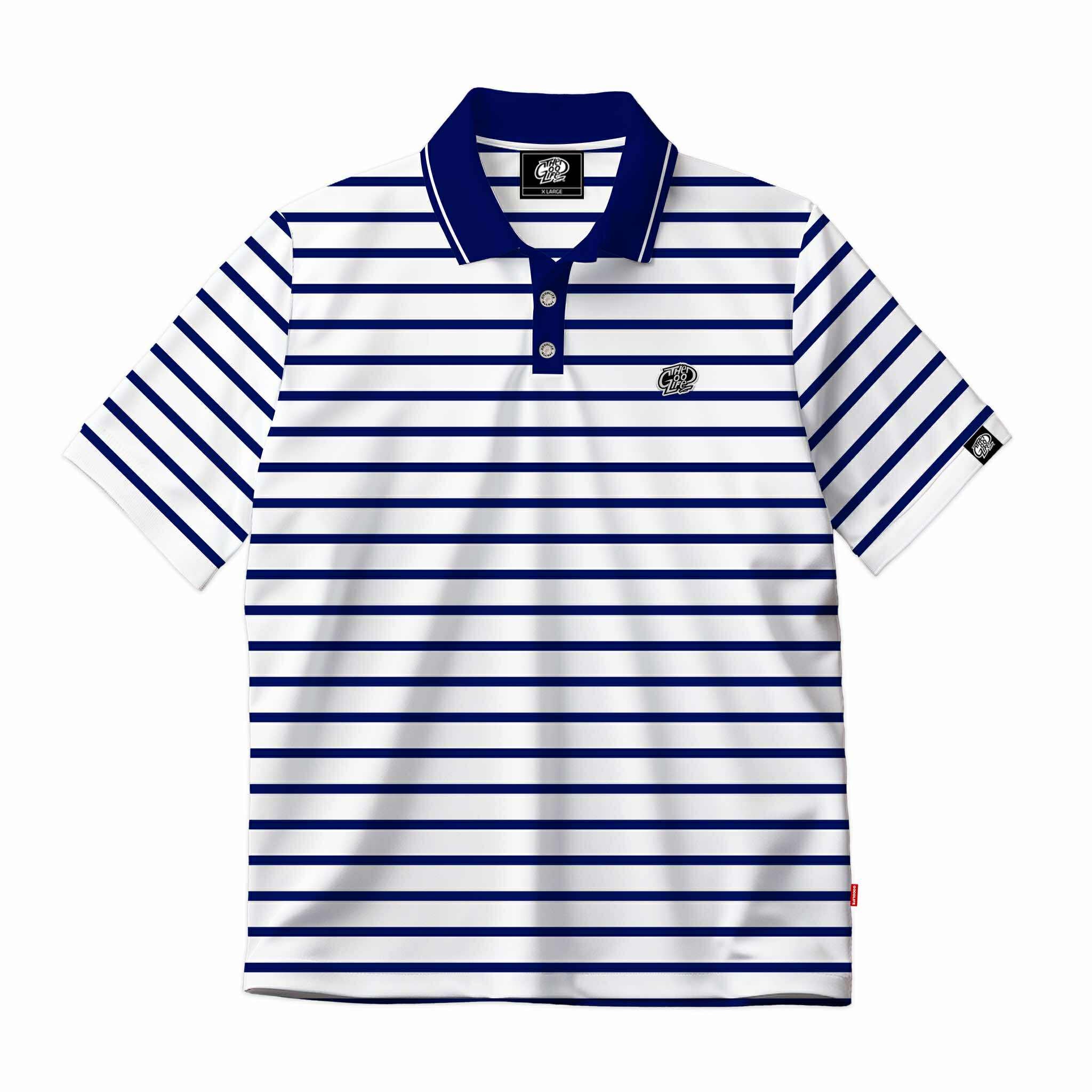 THIN LINES (BLUE) POLO SHIRT
