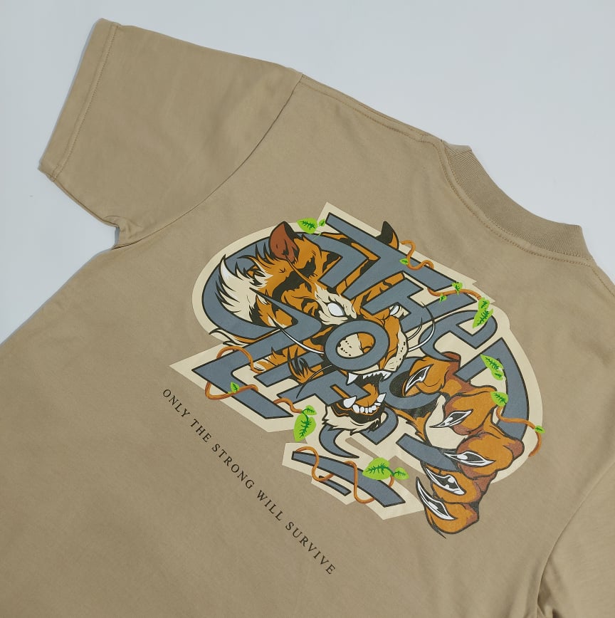TIGER (KHAKI) T-SHIRT