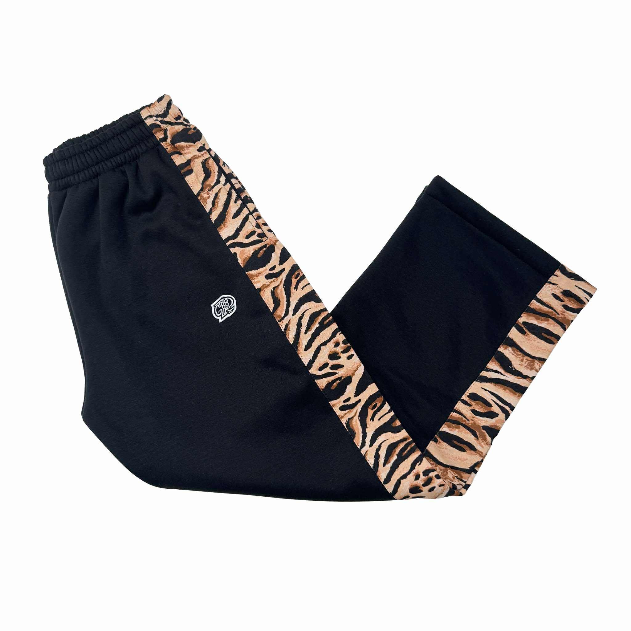 SPLIT TIGER (BLACK) PANTS