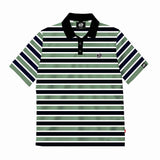 TRI-STRIPES (BLACK/BROWN) POLO SHIRT
