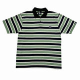 TRI-STRIPES (BLACK/BROWN) POLO SHIRT