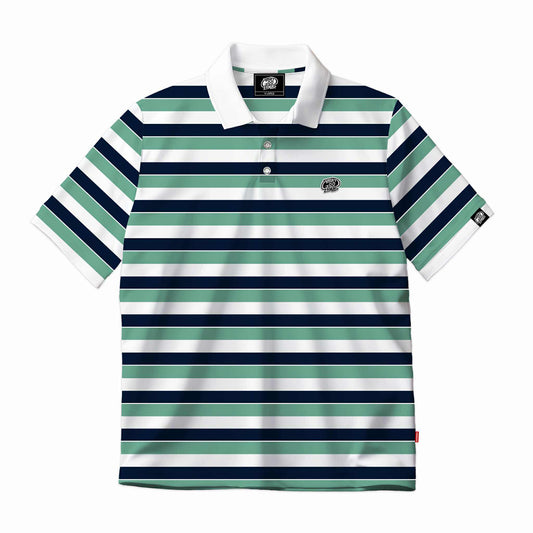 TRI-STRIPES (MINT/NAVY) POLO SHIRT