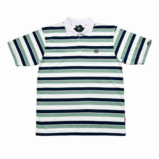 TRI-STRIPES (MINT/NAVY) POLO SHIRT