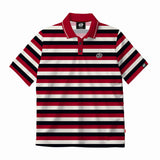 TRI-STRIPES (BLACK/RED) POLO SHIRT