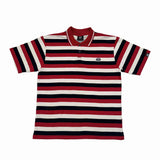 TRI-STRIPES (BLACK/RED) POLO SHIRT
