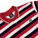 TRI-STRIPES (BLACK/RED) POLO SHIRT