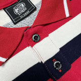 TRI-STRIPES (BLACK/RED) POLO SHIRT