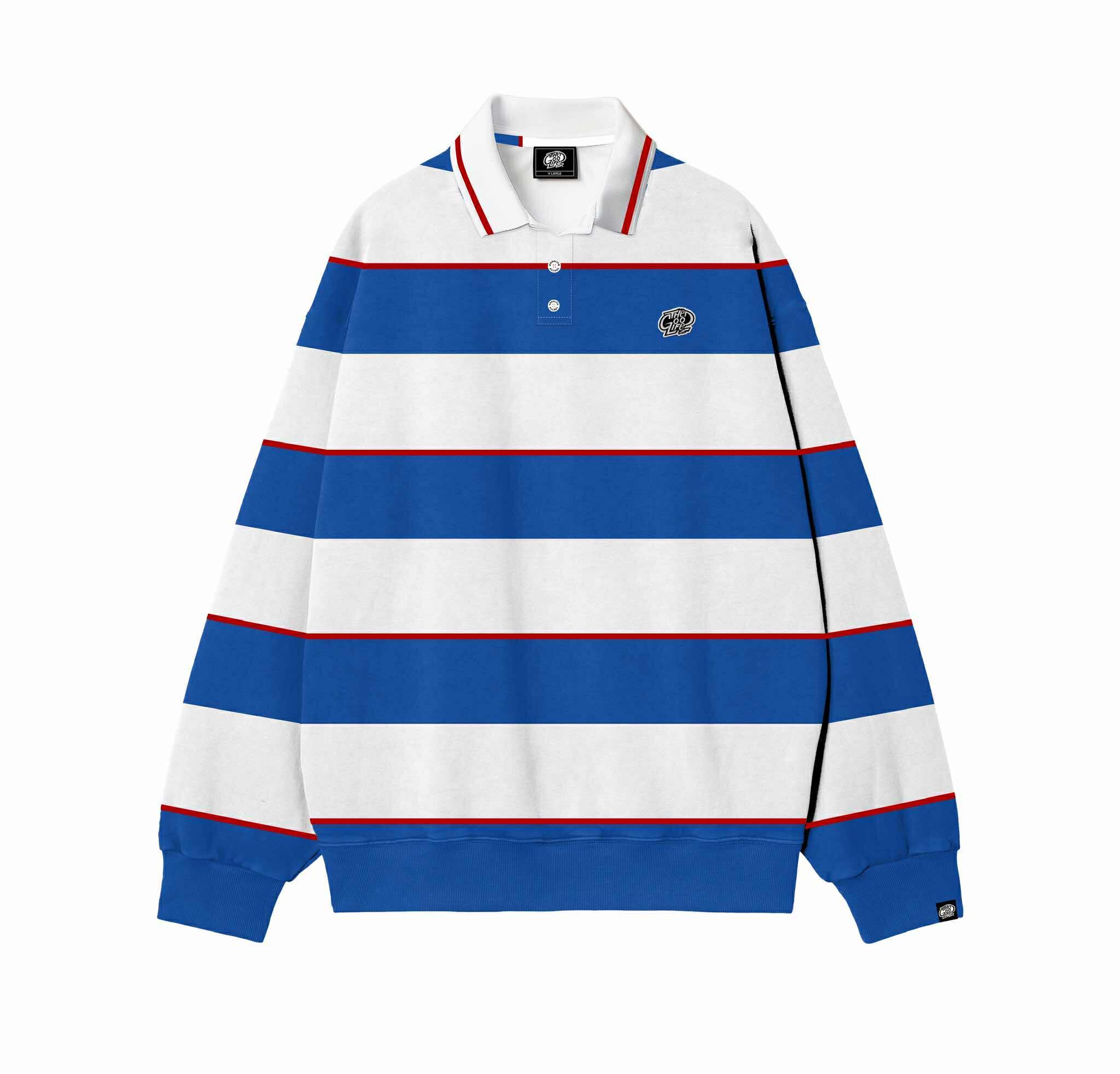 TRIWAVE (3TONE) POLO CREWNECK