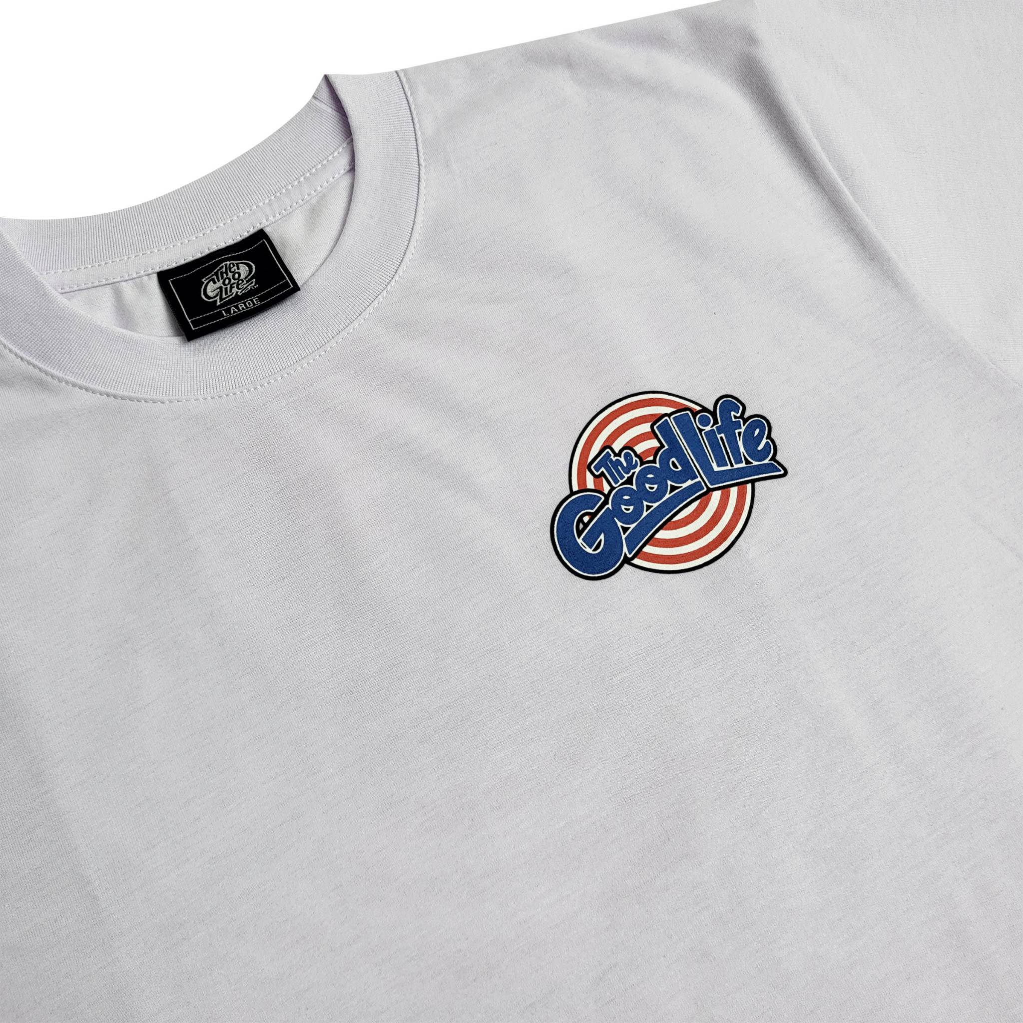 TS LOGO (WHITE) T-SHIRT - "TUNE SQUAD v2"
