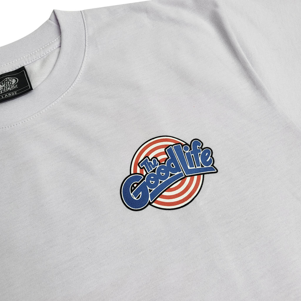 TS LOGO (WHITE) T-SHIRT - "TUNE SQUAD v2"