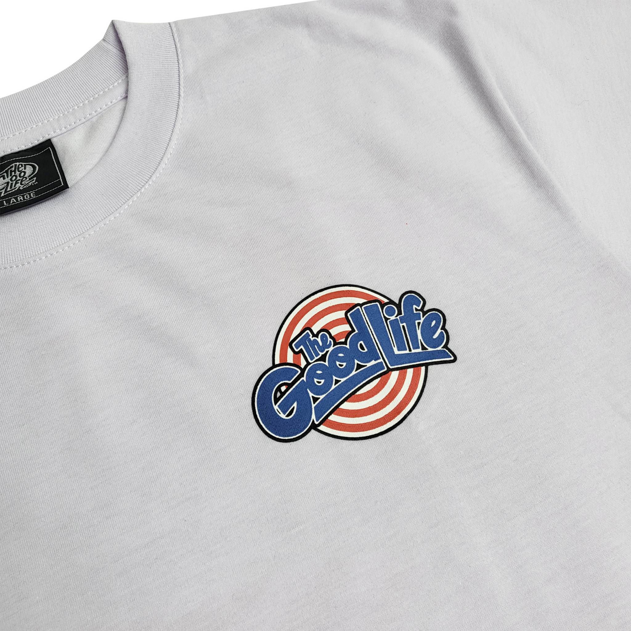 TS LOGO (WHITE) T-SHIRT - "TUNE SQUAD v2"