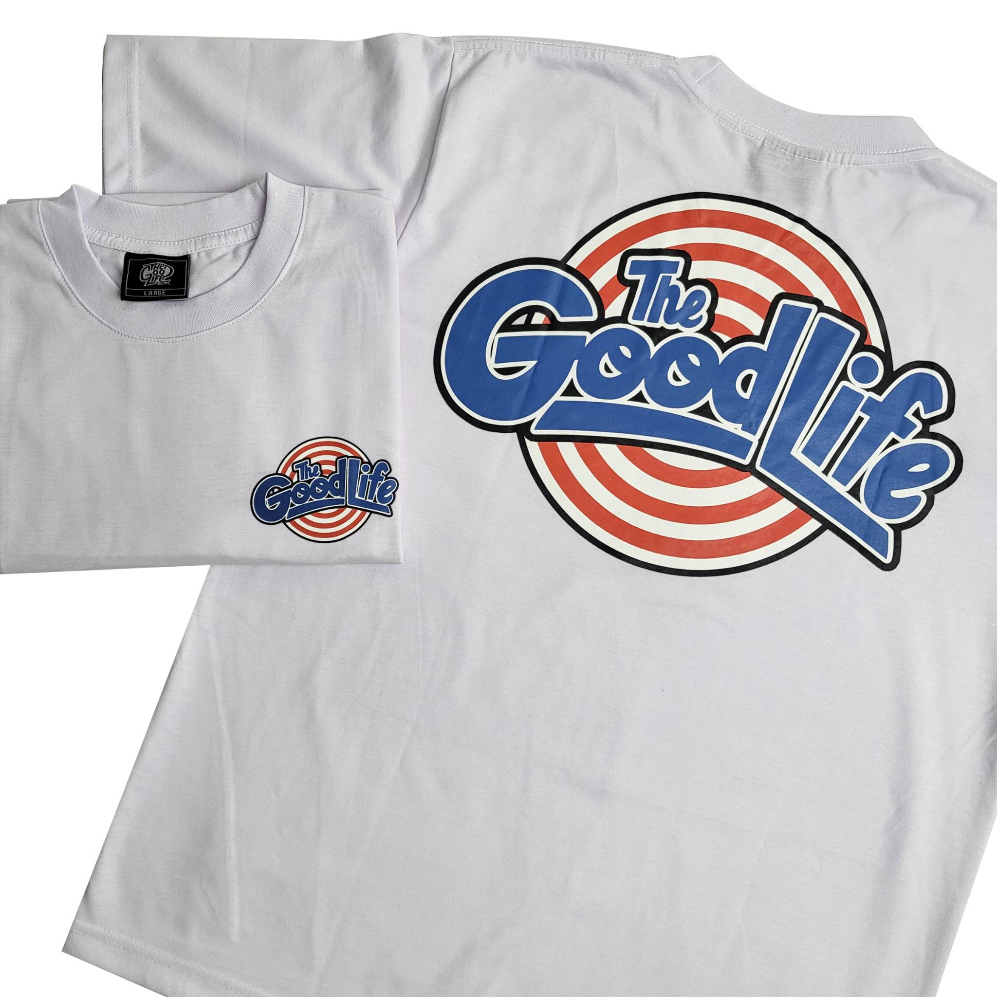 TS LOGO (WHITE) T-SHIRT - "TUNE SQUAD v2"