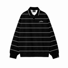 TWIN STRAND (BLACK) POLO CREWNECK