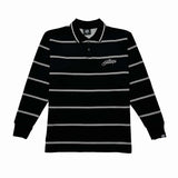 TWIN STRAND (BLACK) POLO CREWNECK