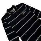 TWIN STRAND (BLACK) POLO CREWNECK