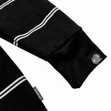 TWIN STRAND (BLACK) POLO CREWNECK