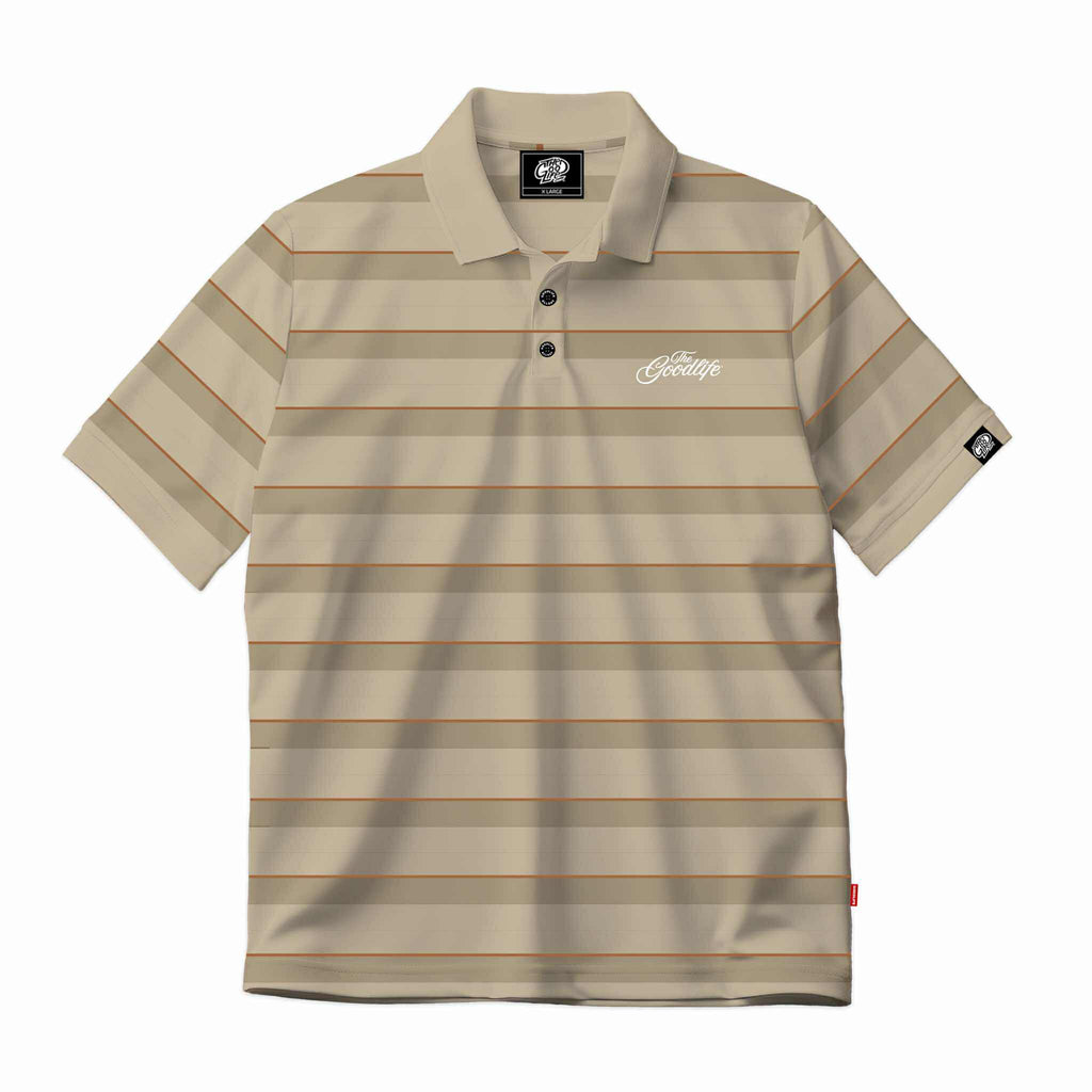 TWIN STRAND (KHAKI) POLO SHIRT