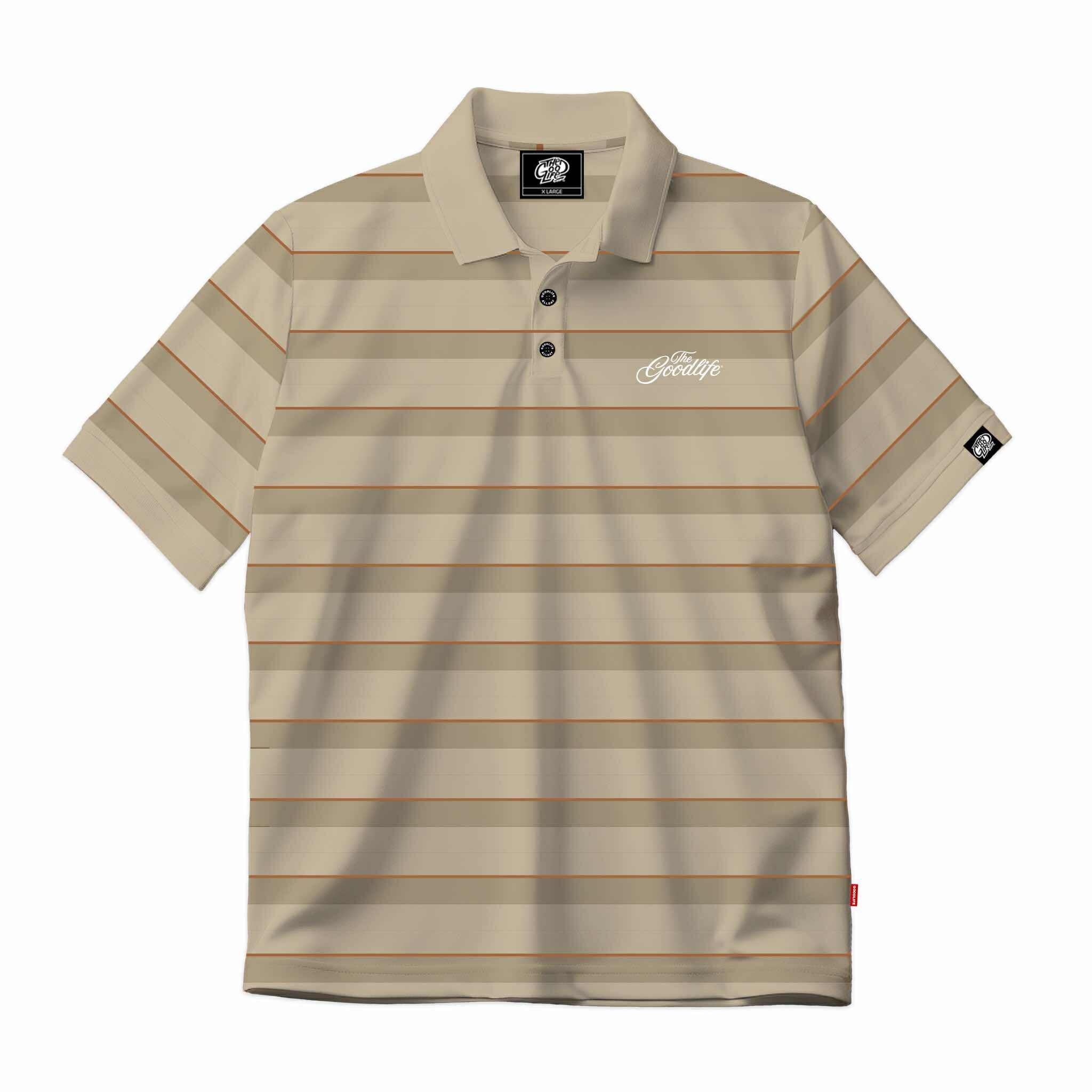 TWIN STRAND (KHAKI) POLO SHIRT