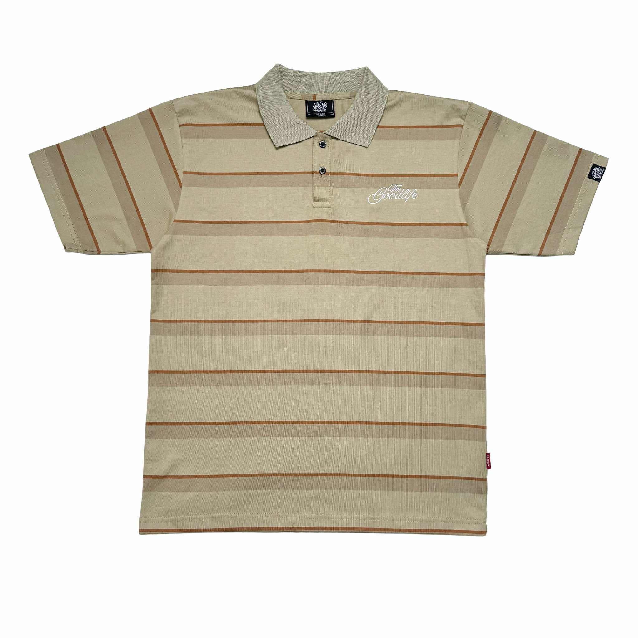 TWIN STRAND (KHAKI) POLO SHIRT