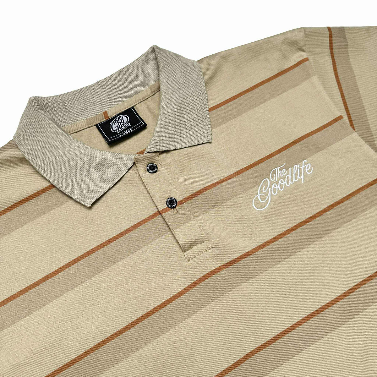 TWIN STRAND (KHAKI) POLO SHIRT