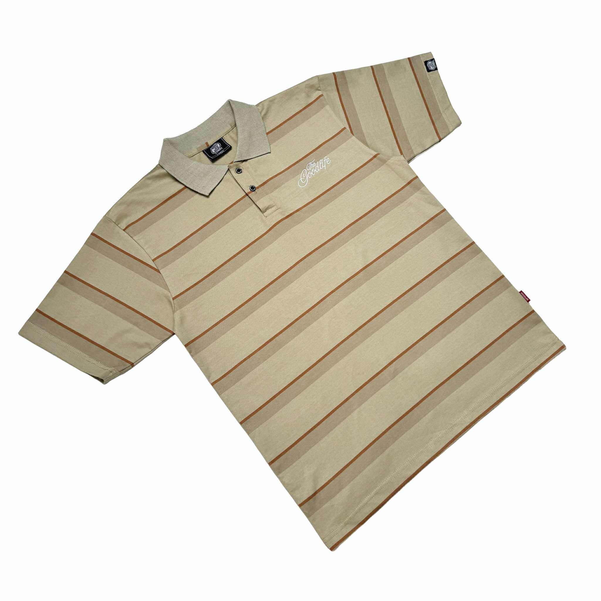 TWIN STRAND (KHAKI) POLO SHIRT
