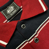 TWIN STRAND (MAROON/BLACK) POLO SHIRT