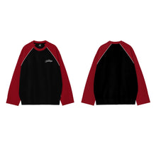 TWINSTRAND (BLACK/RED) RAGLAN LONG SLEEVE