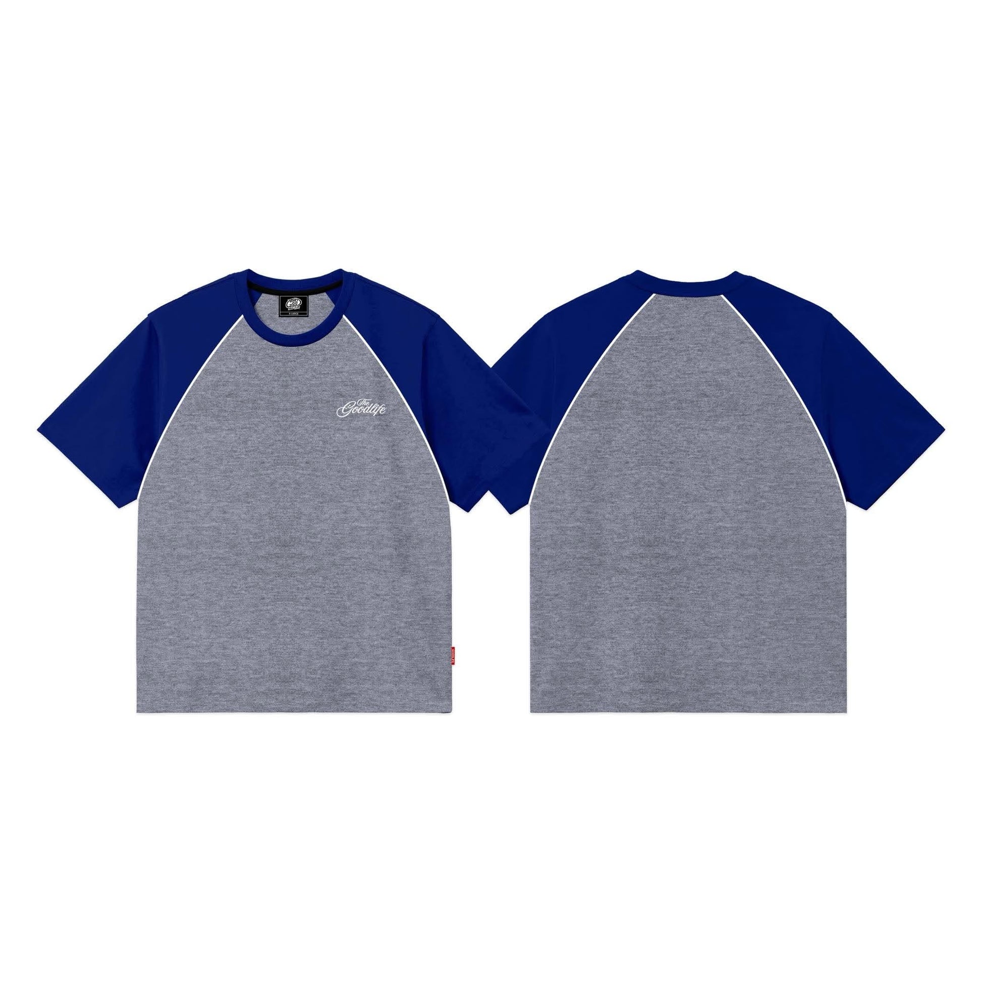 TWINSTRAND (GRAY/BLUE) RAGLAN T-SHIRT