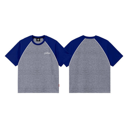 TWINSTRAND (GRAY/BLUE) RAGLAN T-SHIRT