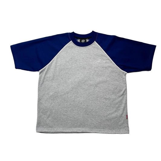 TWINSTRAND (GRAY/BLUE) RAGLAN T-SHIRT