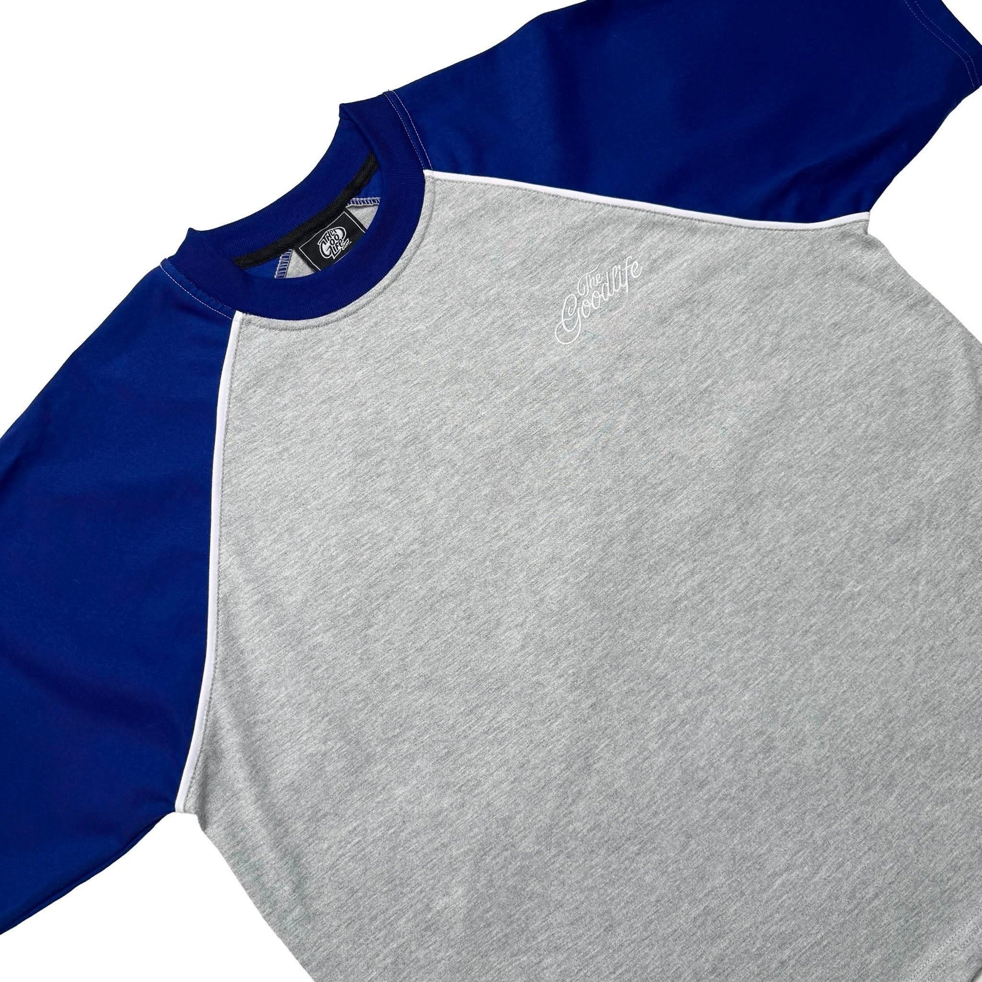 TWINSTRAND (GRAY/BLUE) RAGLAN T-SHIRT