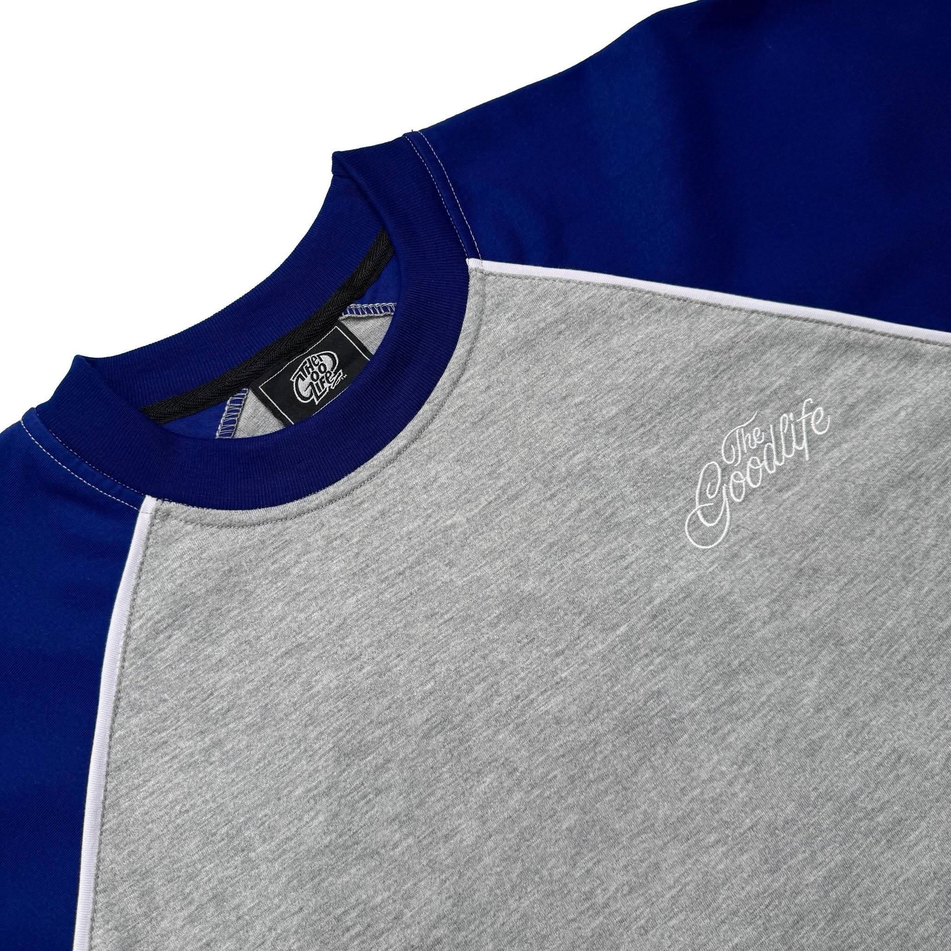 TWINSTRAND (GRAY/BLUE) RAGLAN T-SHIRT