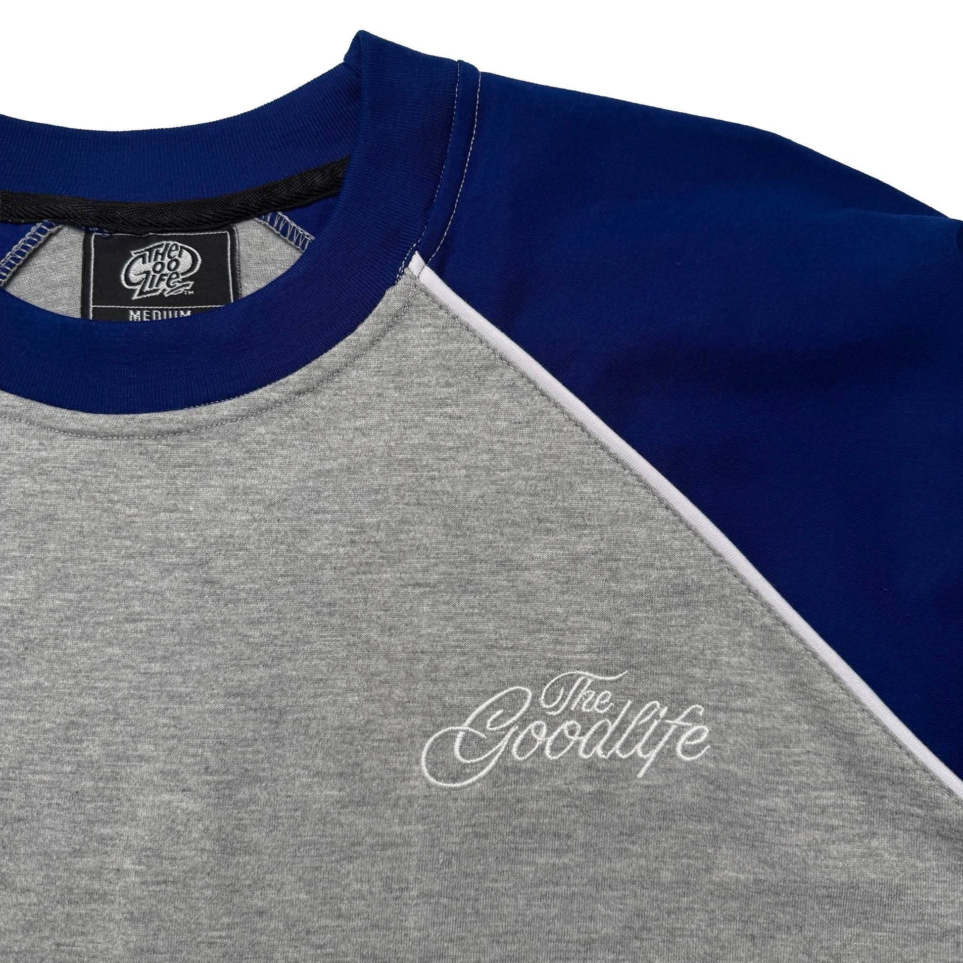 TWINSTRAND (GRAY/BLUE) RAGLAN T-SHIRT