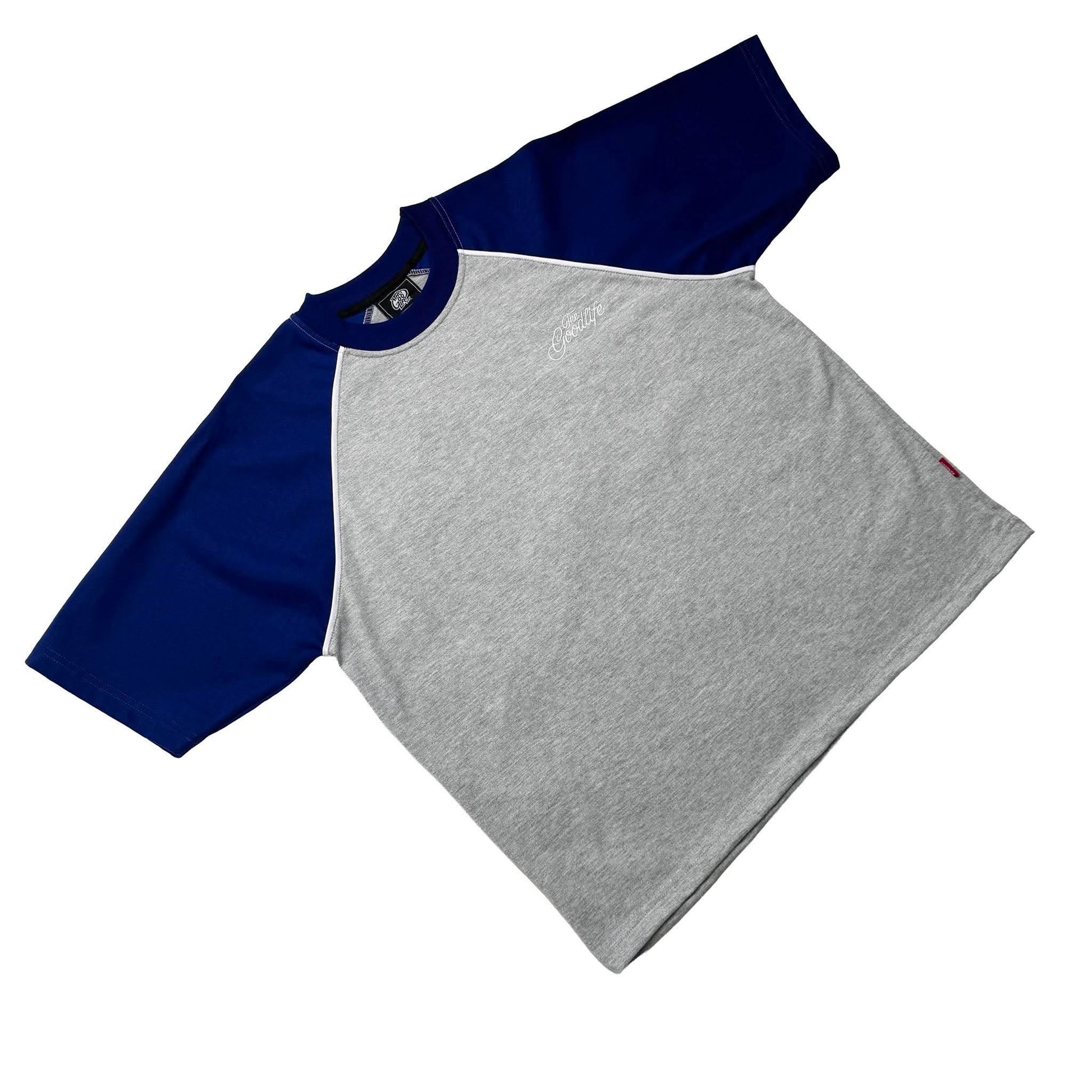 TWINSTRAND (GRAY/BLUE) RAGLAN T-SHIRT