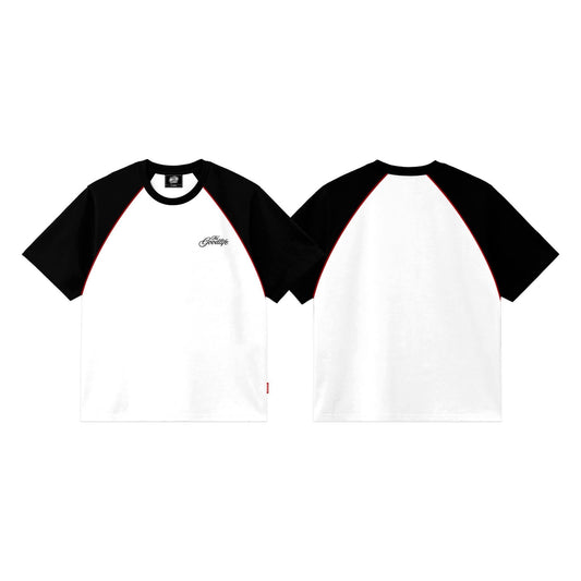 TWINSTRAND (WHITE/BLACK) RAGLAN T-SHIRT