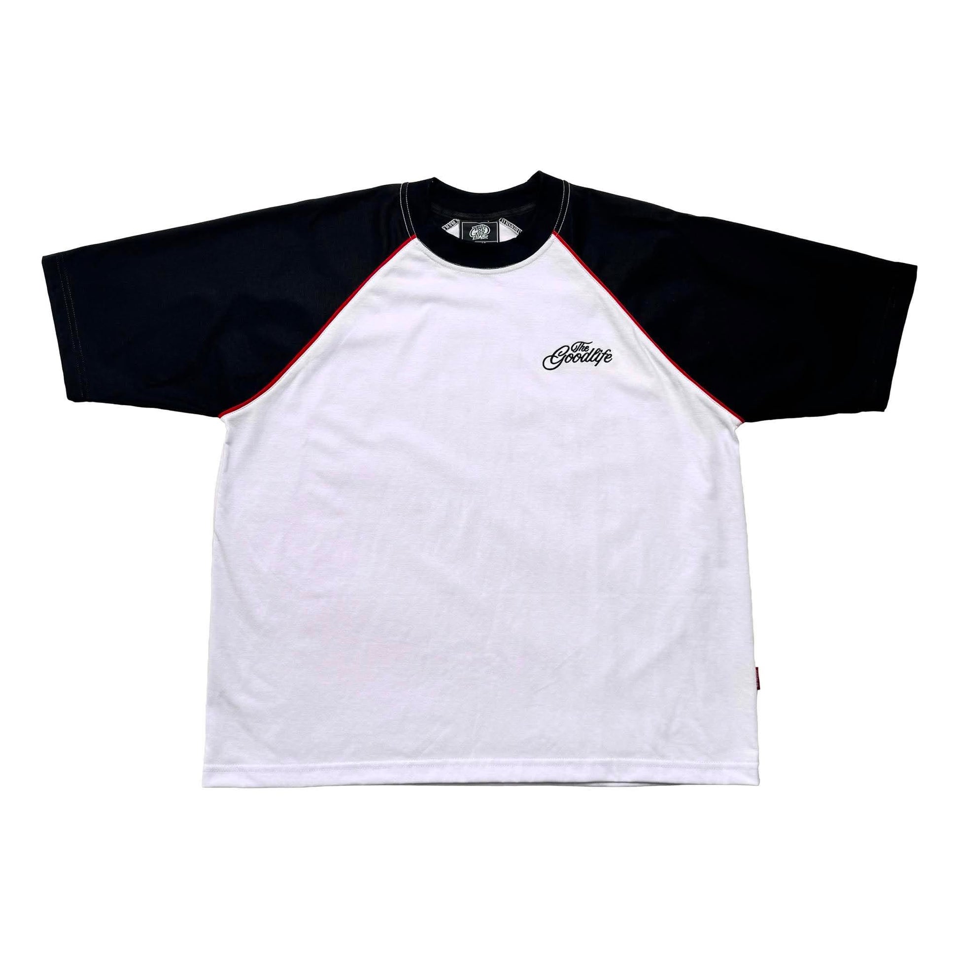 TWINSTRAND (WHITE/BLACK) RAGLAN T-SHIRT