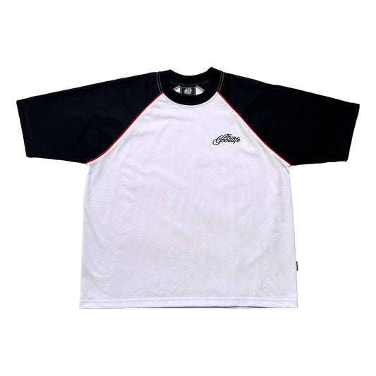 TWINSTRAND (WHITE/BLACK) RAGLAN T-SHIRT