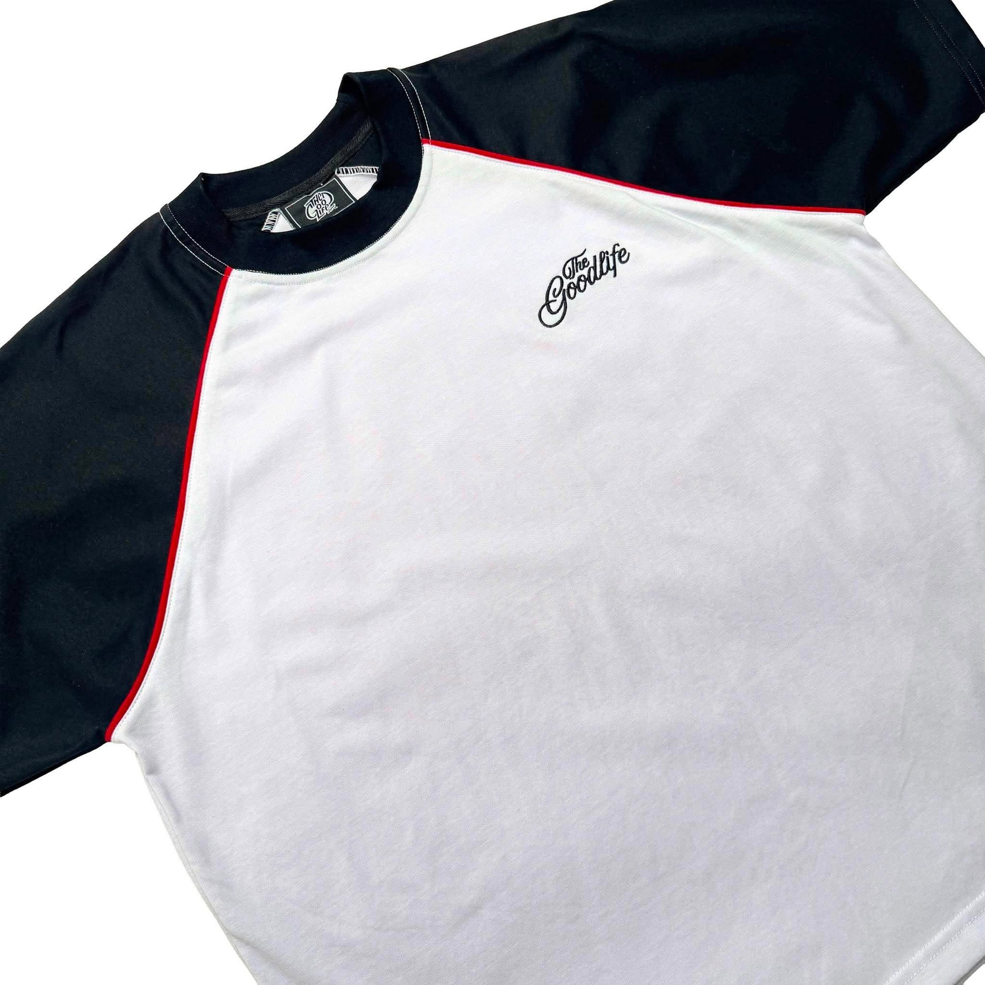 TWINSTRAND (WHITE/BLACK) RAGLAN T-SHIRT