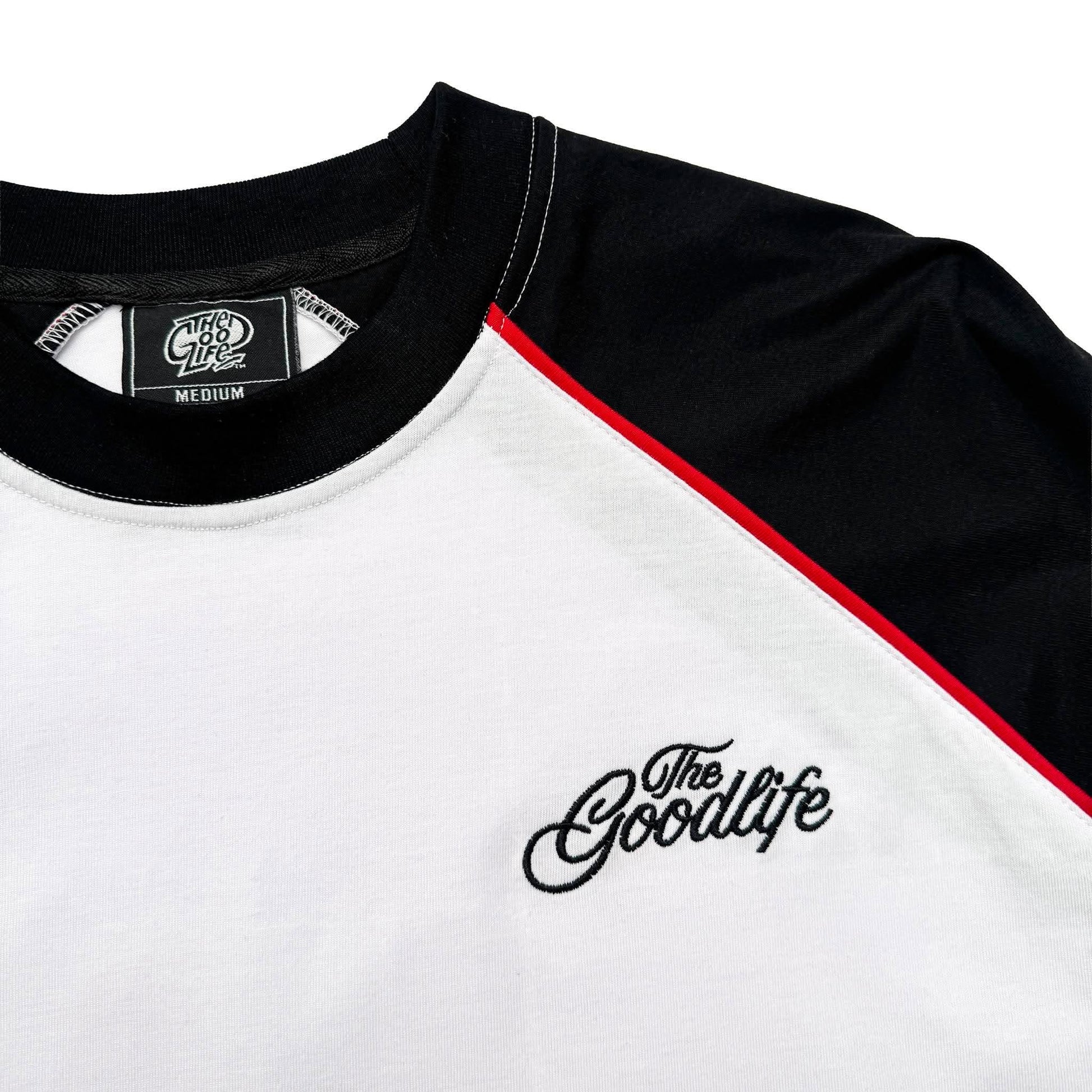 TWINSTRAND (WHITE/BLACK) RAGLAN T-SHIRT