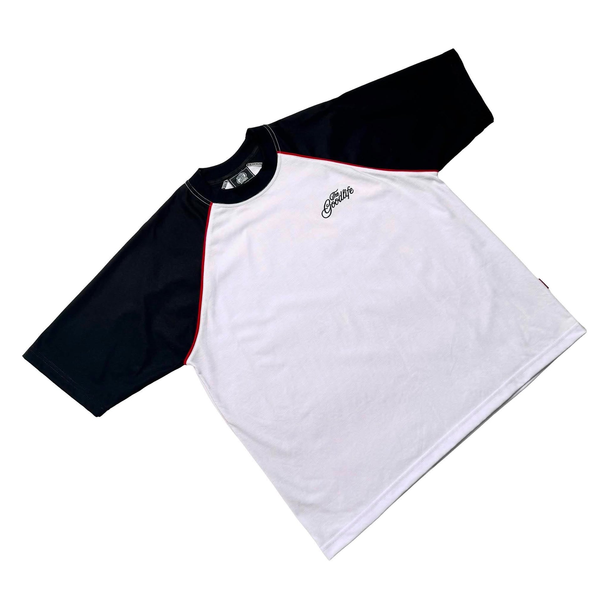 TWINSTRAND (WHITE/BLACK) RAGLAN T-SHIRT