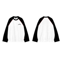 TWINSTRAND (WHITE/BLACK) RAGLAN LONG SLEEVE