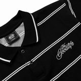 TWIN STRAND (BLACK) POLO SHIRT