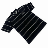 TWIN STRAND (BLACK) POLO SHIRT