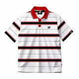 TWIN STRAND (RED/NAVY/WHITE) POLO SHIRT